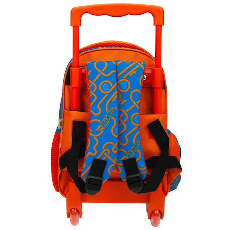 Sac à dos avec roulettes et poignée télescopique hot wheels maternelle 30 cm Gris / orange / bleu 3 - vertbaudet enfant 