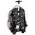 Sac à dos à roulettes fille chat meow 45 cm trolley Multicolore 2 - vertbaudet enfant 