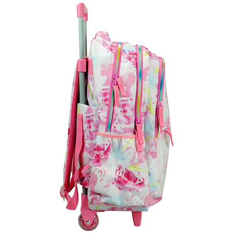 Sac à dos à roulettes fille - licence barbie - haut de gamme Multicolore 2 - vertbaudet enfant 
