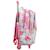 Sac à dos à roulettes fille - licence barbie - haut de gamme Multicolore 2 - vertbaudet enfant 