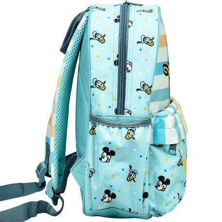 Sac à dos maternelle garçon personnages donald et mickey mouse 30 cm Bleu / blanc 2 - vertbaudet enfant 