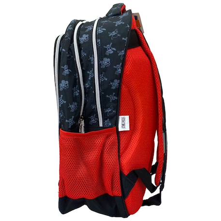 Sac à dos enfant 1 compartiment zippé 43 x 30 x 17 cm one piece Noir 3 - vertbaudet enfant 