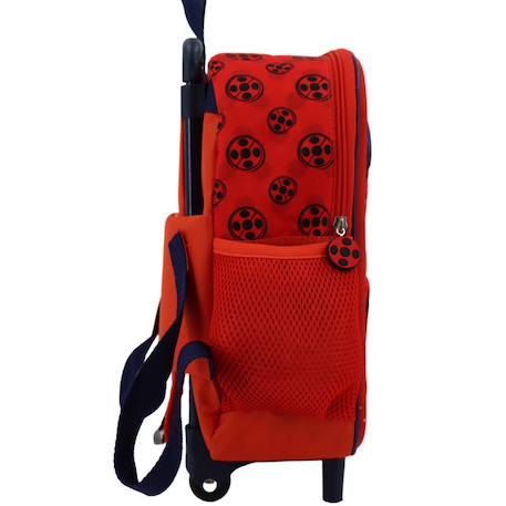 Sac à dos à roulettes 3d miraculous ladybug - trolley pratique Rouge 4 - vertbaudet enfant 