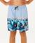Short de bain streamline stripe volley - enfants Faded denim 1 - vertbaudet enfant 