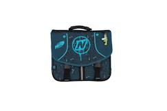 -Nerf - cartable scolaire 38 cm splash - bleu - 2 compartiments