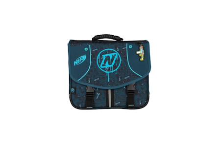 Garçon-Accessoires-Nerf - cartable scolaire 38 cm splash - bleu - 2 compartiments