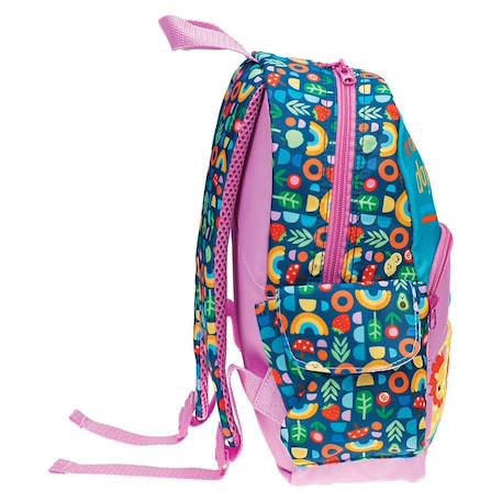 Sac à dos maternelle imprimé arc-en-ciel en tissu synthétique fisher-price Bleu / rose / clair / gris 4 - vertbaudet enfant 