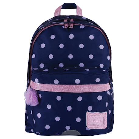 Fille-Accessoires-Cartable romy l 2 compartiments 41x31x17 cm à pois