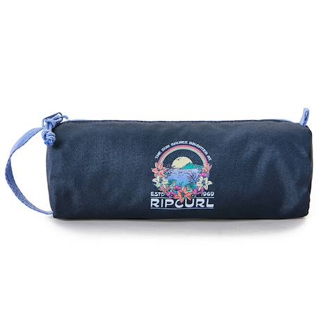 Trousse fille ronde rip curl sun shines 21 cm - qualité premium Bleu marine 2 - vertbaudet enfant 
