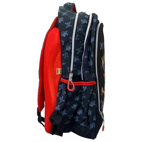 Sac à dos enfant 1 compartiment zippé 43 x 30 x 17 cm one piece Noir 2 - vertbaudet enfant 