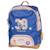 Sac à dos enfant teo jasmin jasmine cat 42 cm à 2 compartiments zippés Bleu+Multicolore+Turquoise/gris/blanc 3 - vertbaudet enfant 