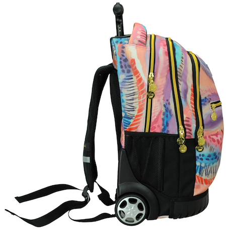 Sac à dos à roulettes 48 cm hallmark Multicolore+Or+Rose 2 - vertbaudet enfant 