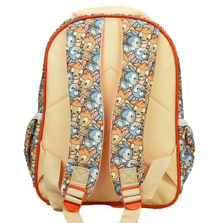 Sac à dos maternelle bambi sweet 30 cm Blanc / orange / bleu 3 - vertbaudet enfant 