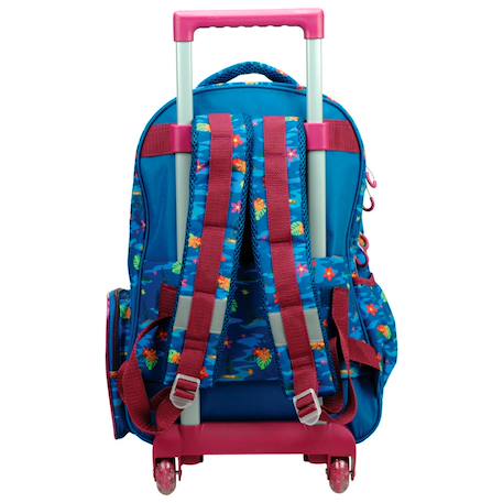 Sac à dos à roulettes fille - vaiana wave - disney haut de gamme Multicolore 3 - vertbaudet enfant 