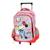 Sac à dos à roulettes fille minnie love 45 cm - disney Multicolore 1 - vertbaudet enfant 