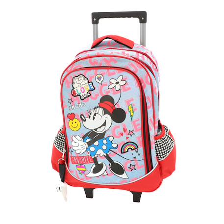Fille-Accessoires-Sac à dos à roulettes fille minnie love 45 cm - disney
