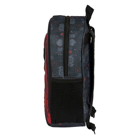 Sac à dos maternelle personnage dark vador star wars 33 cm Noir / rouge 2 - vertbaudet enfant 
