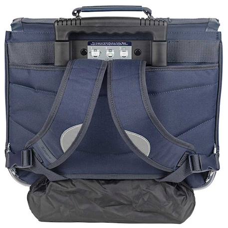 Cartable à roulettes polyester recyclé matheo 38 cm Bleu / blanc 4 - vertbaudet enfant 