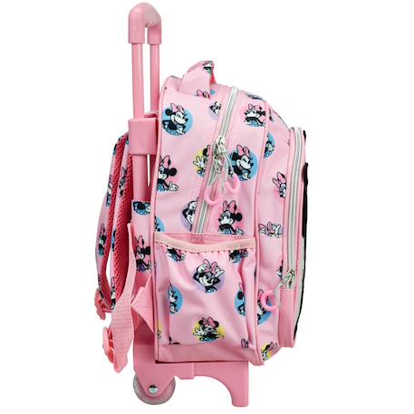 Sac à dos à roulettes - design minnie - disney Rose 2 - vertbaudet enfant 