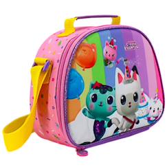 Sac goûter gabby et la maison magique 25 cm isotherme  - vertbaudet enfant