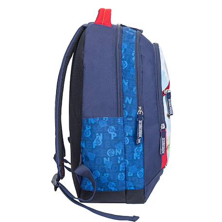 Sac à dos one piece 3 compartiments 1 poche avant 23 l - la plume dorée Bleu 3 - vertbaudet enfant 