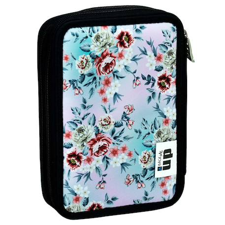 Trousse fille garnie double compartiments imprimée licorne back me up Noir 2 - vertbaudet enfant 