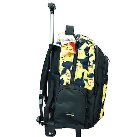 Sac à dos à roulettes pokémon pikachu 50 cm - cartable Multicolore 4 - vertbaudet enfant 