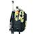 Sac à dos à roulettes pokémon pikachu 50 cm - cartable Multicolore 4 - vertbaudet enfant 