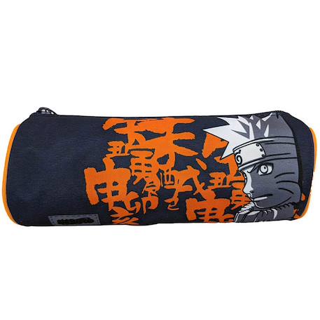 Trousse ronde naruto letters en toile Bleu marine 1 - vertbaudet enfant 
