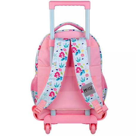 Sac à dos à roulettes must sirène trésor 45 cm trolley Multicolore 2 - vertbaudet enfant 