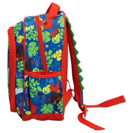 Sac à dos maternelle imprimé dino-webs en tissu spiderman Jaune 3 - vertbaudet enfant 