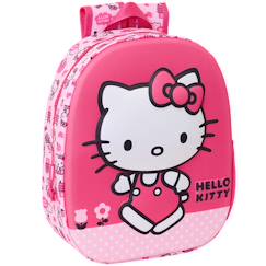 Sac à dos enfant hello kitty 3d panneau moulé  - vertbaudet enfant