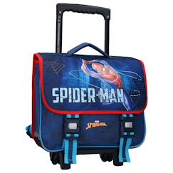 Cartable à roulettes spiderman keep on moving 38 cm haut de gamme  - vertbaudet enfant