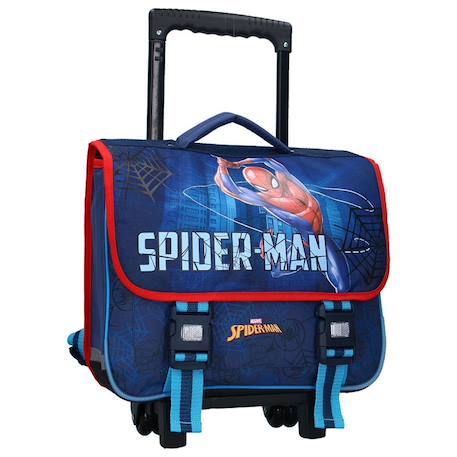 Garçon-Accessoires-Cartable, trousse-Cartable à roulettes spiderman keep on moving 38 cm haut de gamme