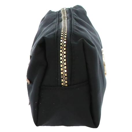 Trousse rectangulaire miss limonade motif chat pailleté 22 cm Noir / doré 2 - vertbaudet enfant 