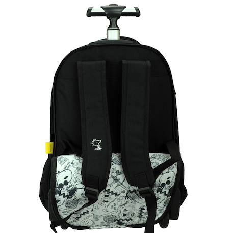 Sac à roulettes snoopy peanuts 48 cm Noir / blanc / gris 3 - vertbaudet enfant 
