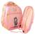 Sac à dos fille 2-en-1 à motif 44 cm Bleu / violet+Pêche+Rose/multicolore 6 - vertbaudet enfant 