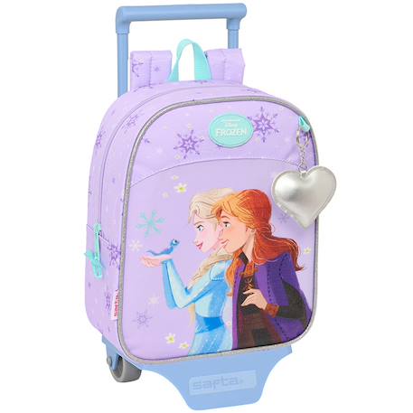 Fille-Accessoires-Sac à roulettes polyester imprimé disney frozen