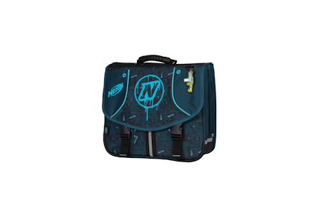 Nerf - cartable scolaire 38 cm splash - bleu - 2 compartiments Bleu 2 - vertbaudet enfant 