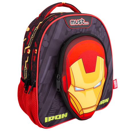 Sac à dos maternelle garçon 3d iron man avengers 31 cm  - vertbaudet enfant