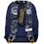 Sac à dos scolaire fusée outer space 3 compartiments 45 cm Bleu / jaune / blanc 2 - vertbaudet enfant 