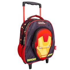 Sac à dos trolley iron man avengers – foncé 31 cm avec roues  - vertbaudet enfant