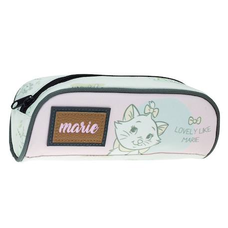 Trousse fille zippée disney en toile effet canvas marie Rose 1 - vertbaudet enfant 
