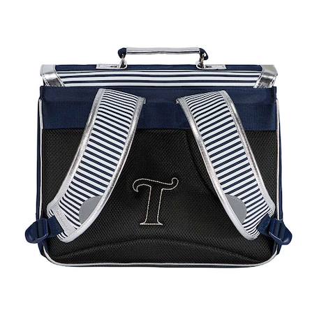Cartable gaëlle 35 cm les fantaisies Gris / bleu / marine / blanc 2 - vertbaudet enfant 