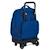 Sac à dos à roulettes blackfit 8 colors 45 cm trolley haut de gamme Bleu marine 2 - vertbaudet enfant 