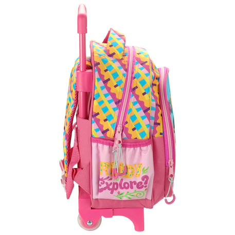 Sac à dos à roulettes enfant fille - dora lexploratrice - maternelle Multicolore 4 - vertbaudet enfant 