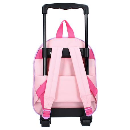 Sac à dos à roulettes fille minnie mouse 3d maternelle 32 cm Bleu / bleu / marine 3 - vertbaudet enfant 