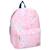 Sac à dos fille imprimé aquarelle en toile milky kiss Blanc / rose / clair / bleu 1 - vertbaudet enfant 