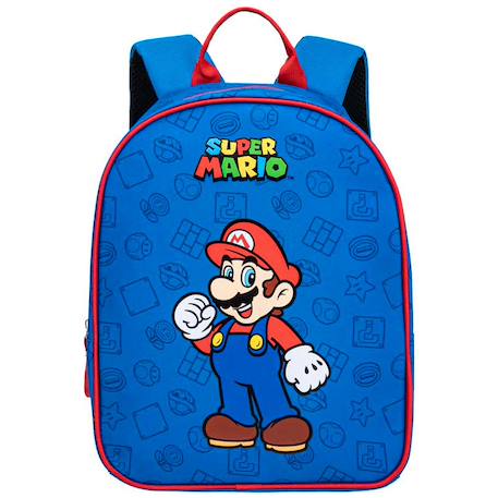 Garçon-Accessoires-Cartable, trousse-Sac à dos super mario 32 cm maternelle