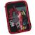 Trousse garçon zippée garnie hot wheels motif voiture de course 18 cm Noir / rouge / gris 1 - vertbaudet enfant 
